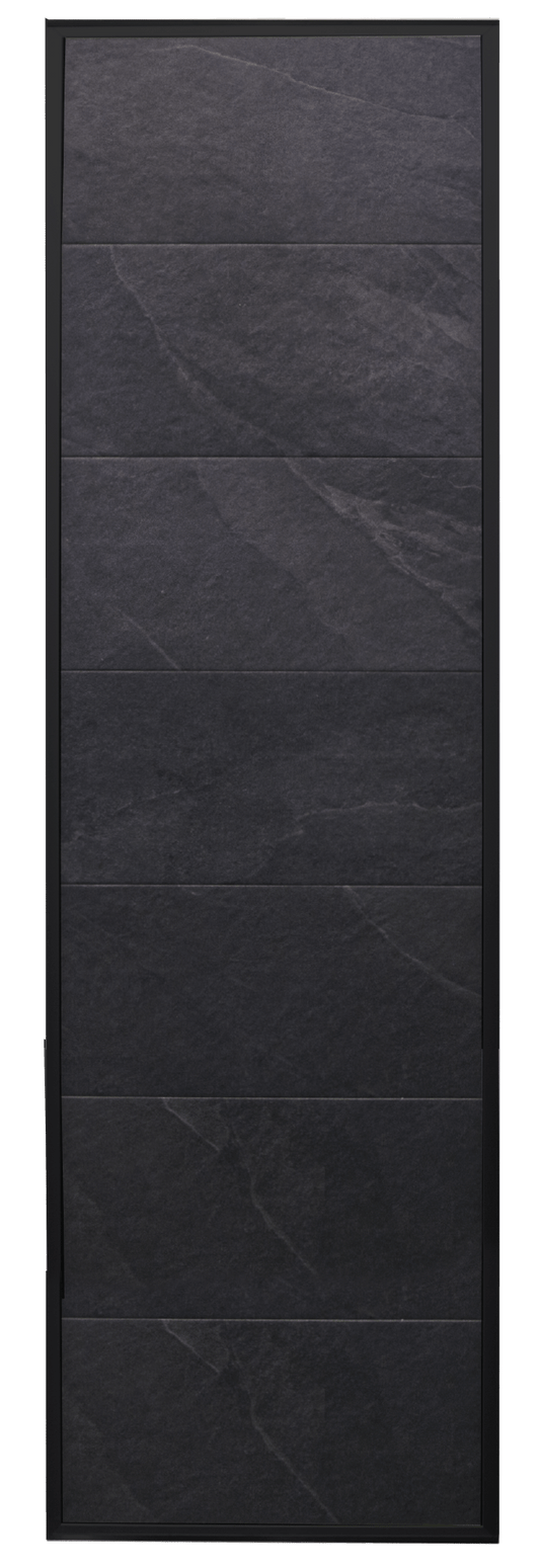 Parede Decorativa de Pedra Harvia – Moldura Preta - Saunamo