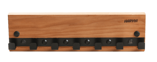 Harvia Legend Cabide com ganchos de metal preto.