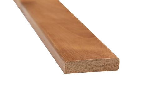 Moldura de Sauna KA - MOULDING 14x60mm Álamo Termomodificado (Thermo Aspen) – Pacote de 5 peças - Saunamo