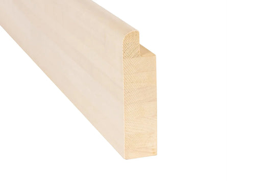 Moldura de Sauna SHA 40x140mm Álamo (Aspen) – Pacote de 2 peças - Saunamo