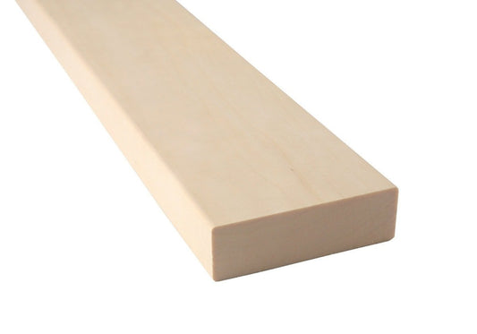 Moldura de Sauna SHP 15x45mm Álamo (Aspen) – Pacote de 10 peças - Saunamo