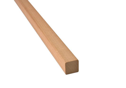 Moldura de Sauna SHP 28x28mm Álamo Termomodificado (Thermo Aspen) – Pacote de 8 peças - Saunamo