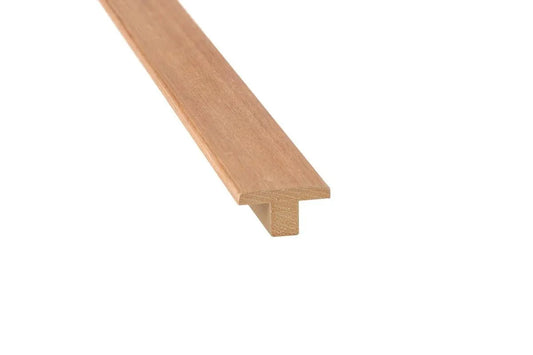 Moldura de Sauna T - MOULDING 17x32mm Álamo Termomodificado (Thermo Aspen) – Pacote de 2 peças - Saunamo
