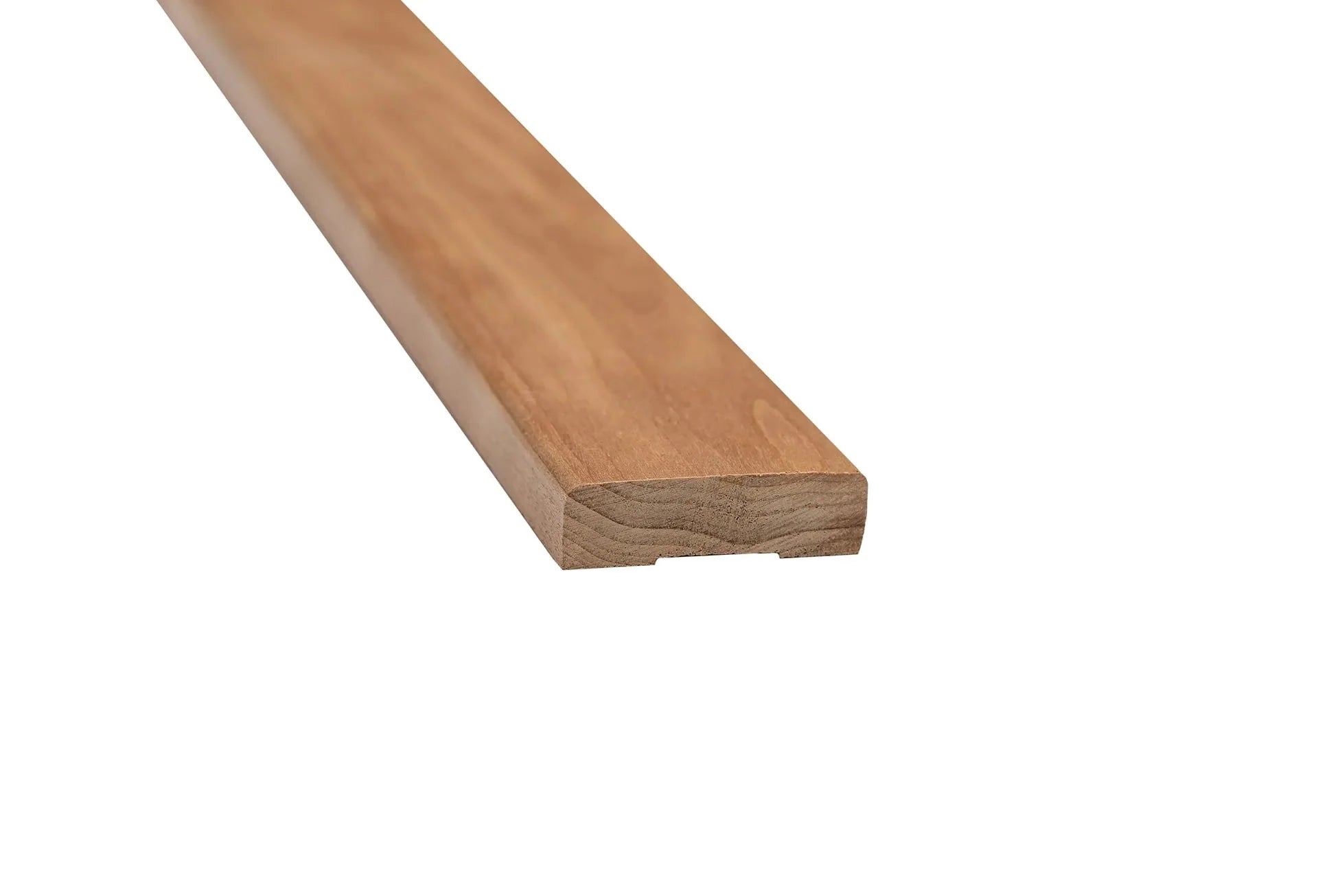 Moldura de Sauna UK 12x42mm Álamo Termomodificado (Thermo Aspen) – Pacote de 5 peças - Saunamo