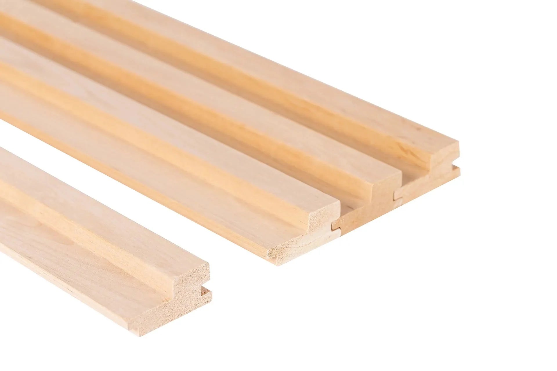 Painel de Sauna STEP 27x64mm Amieiro (Alder) – Pacote de 4 peças - Saunamo