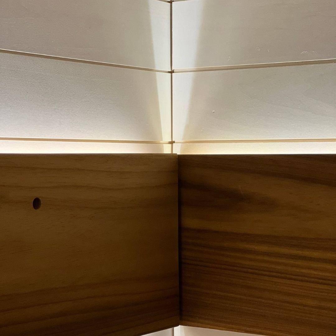 Painel KUULAS 15x120mm (Álamo - Vapor) – Pacote de 6 peças - Saunamo