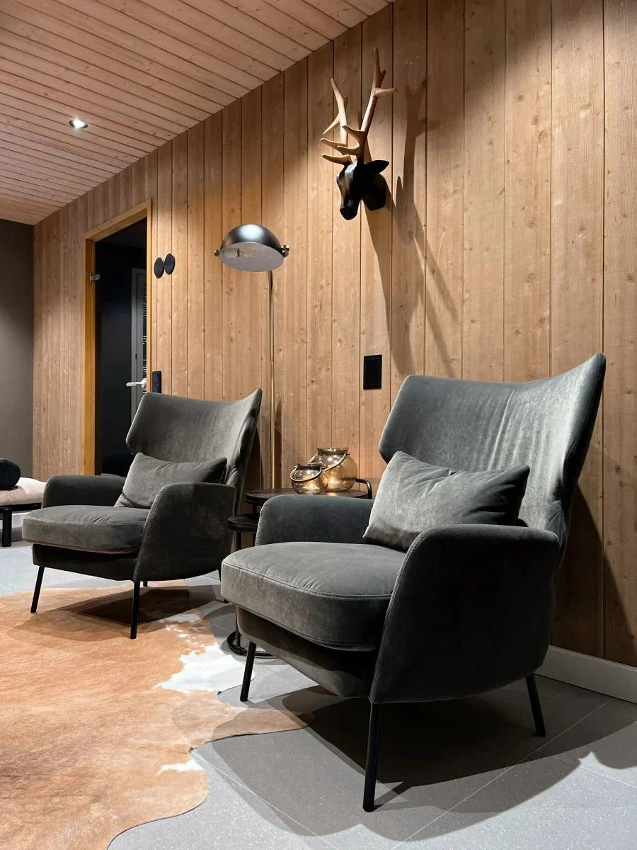 Painel STRUKTUURI 15x176mm (Abeto - Areia) - Pacote de 5 peças - Saunamo