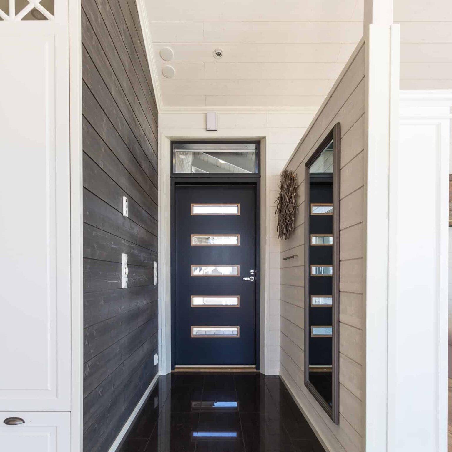 Painel STRUKTUURI 15x176mm (Abeto - Branco Puro) - Pacote de 5 peças - Saunamo