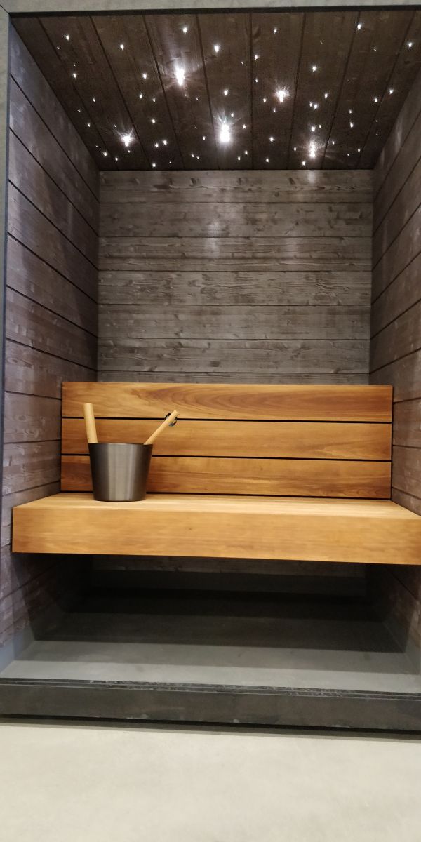 Painel STRUKTUURI 15x176mm (Abeto - Castanho Perolado) - Pacote de 5 peças - Saunamo