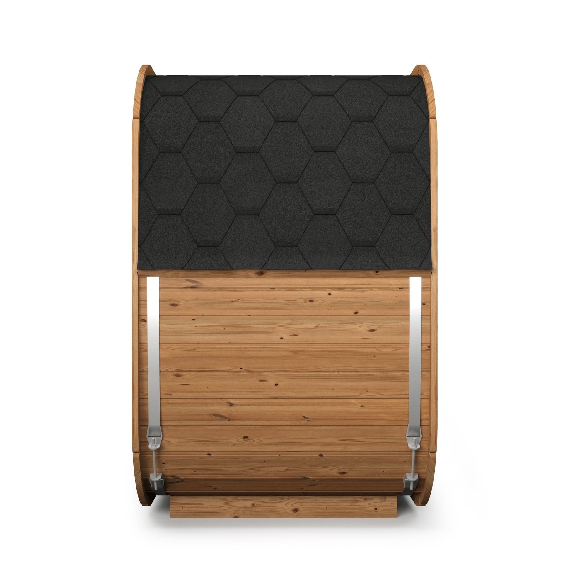 Sauna Exterior Cube 125 com design moderno e robusto.