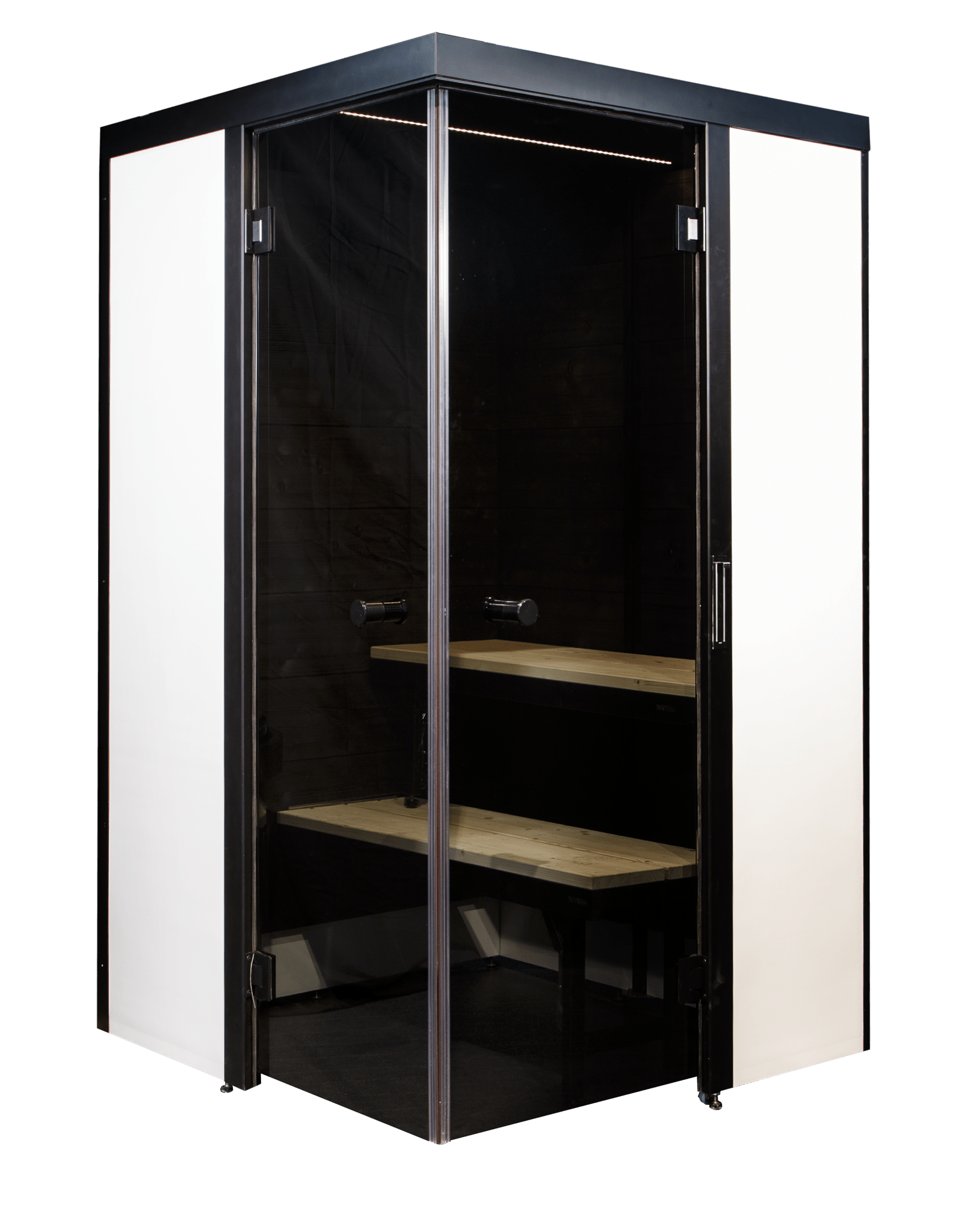 Sauna SmartFold 2.0 dobrável com design compacto.