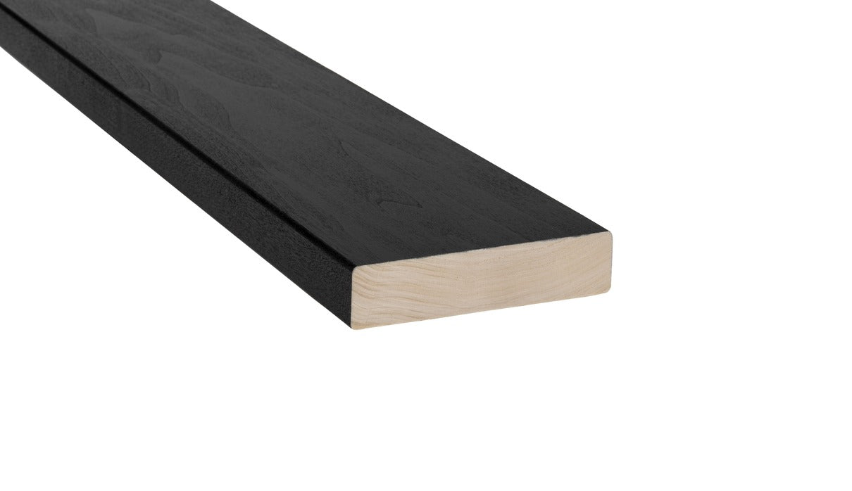 Tábuas para Bancos de Sauna SHP Black 28x120mm Álamo (Aspen) – Pacote de 4 peças - Saunamo